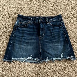 american eagle denim skirt
